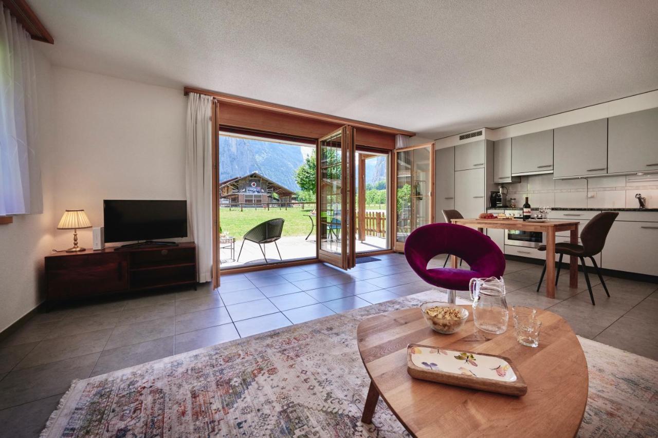 Apartment Truemmelbach, Comfortabl & Cozy, Private Terrace With Best Views Lauterbrunnen Zewnętrze zdjęcie