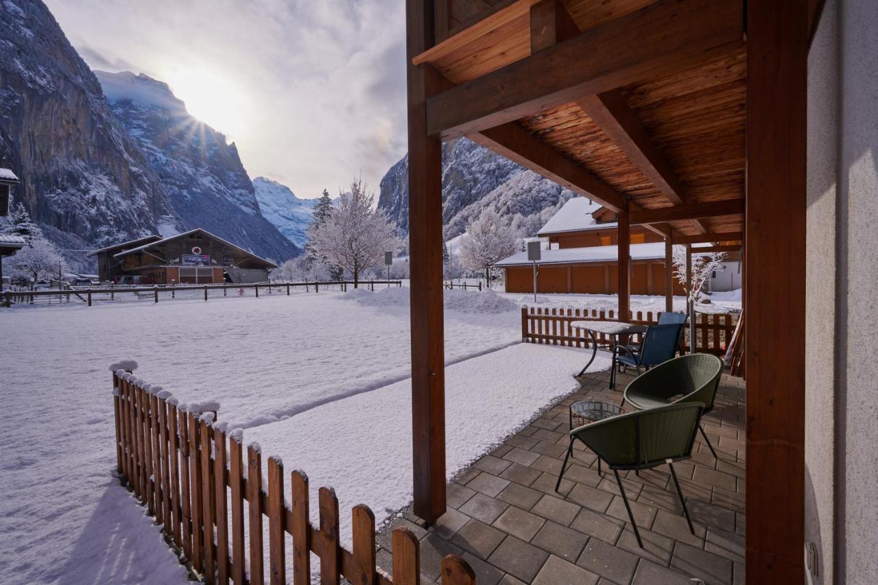 Apartment Truemmelbach, Comfortabl & Cozy, Private Terrace With Best Views Lauterbrunnen Zewnętrze zdjęcie